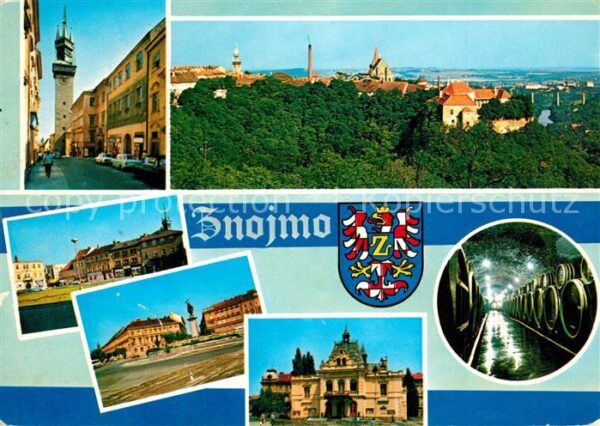 Znojmo Obrokova ulice historicko cast mesta