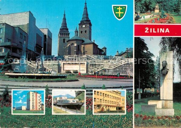 Zilina Kostol Kaviaren Marina Pamötnik Antona