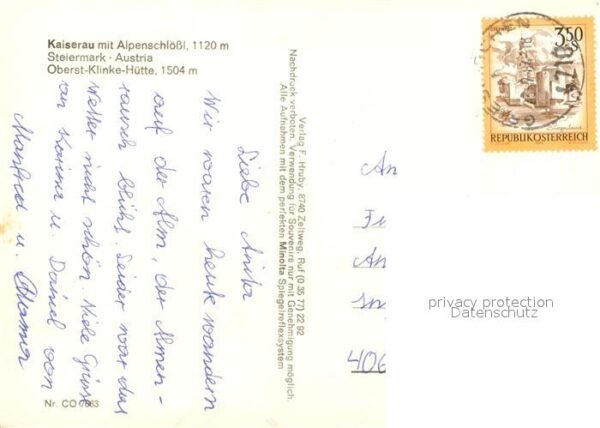 Kaiserau Admont Oberst-Klinkehütte – Bild 2