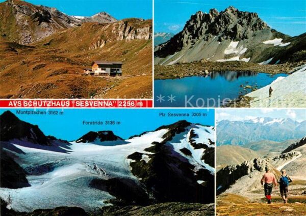 Schlinig Mals Suedtirol AVS Schutzhaus Sesvenna
