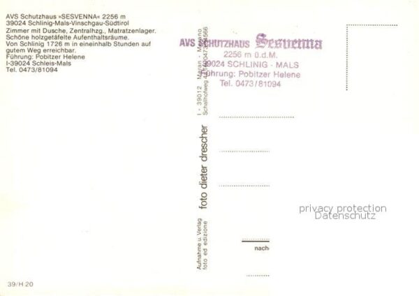 Schlinig Mals Suedtirol AVS Schutzhaus Sesvenna – Bild 2