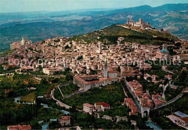 Assisi Umbria Fliegeraufnahme