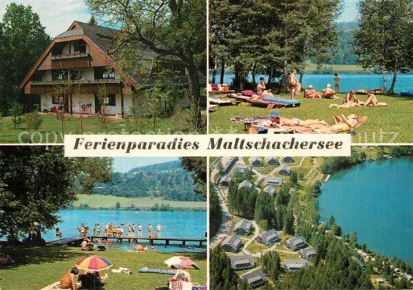 Feldkirchen Kaernten Feriendorf Maltschachersee Strand
