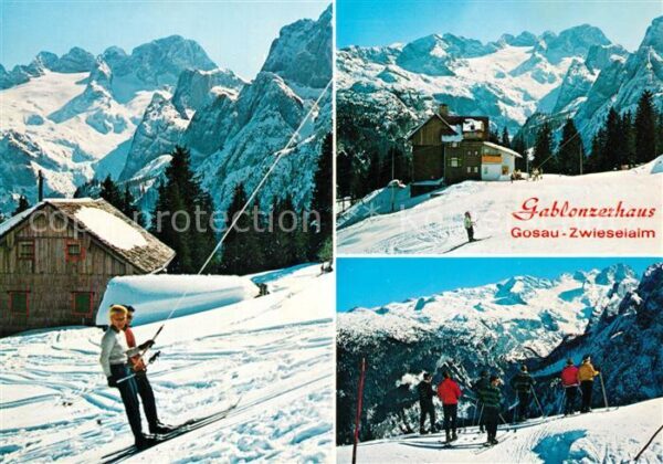 Gosau Oberoesterreich Zwieselalm Gablonzerhaus Schlepplift