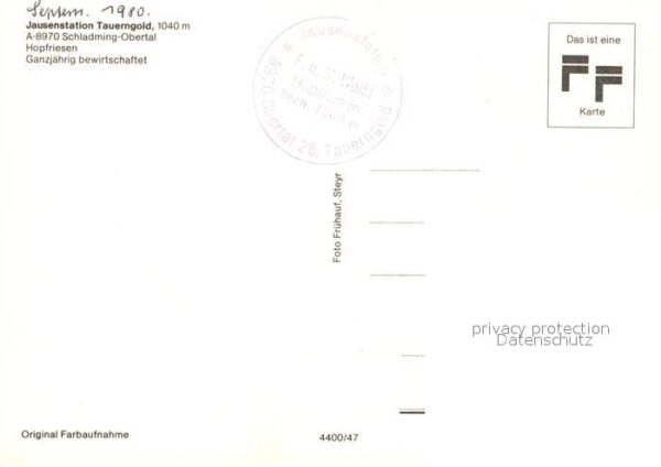 Schladming Obersteiermark Jausenstation Tauerngold – Bild 2