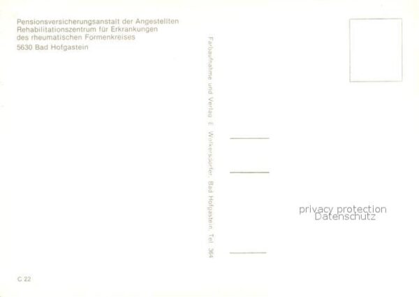 Bad Hofgastein Rehazentrum Pensionsversicherungsanstal – Bild 2