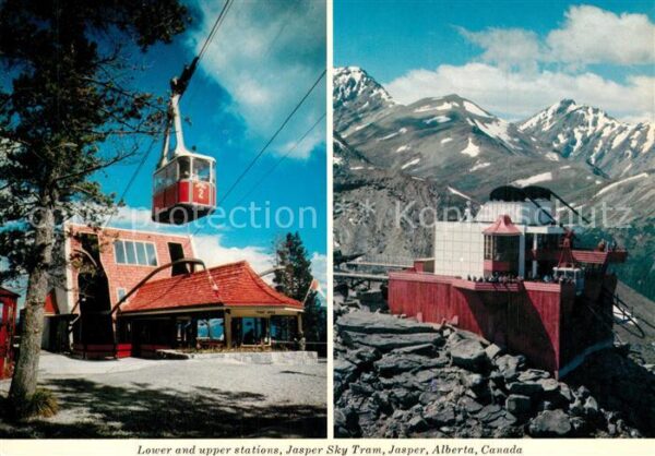 Alberta  Jasper Sky Tram Lower and Upper Station