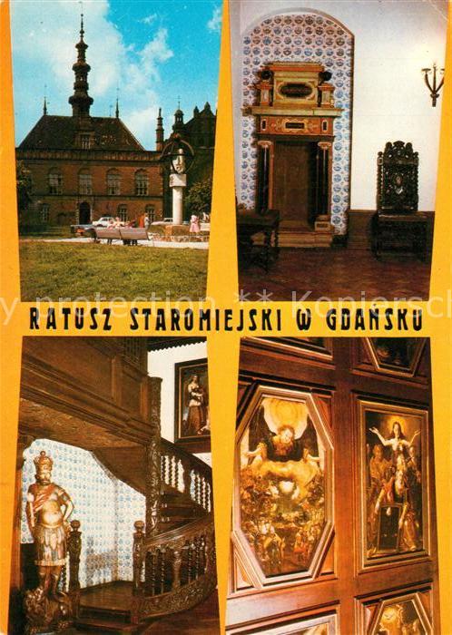 Danzig Westpreussen Ratusz Staromiejski