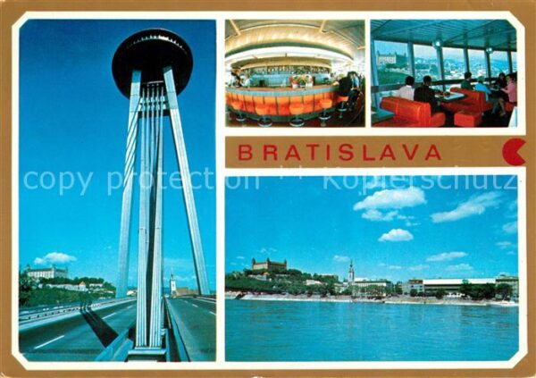 Bratislava Pressburg Pozsony Brückenturm Restaurant