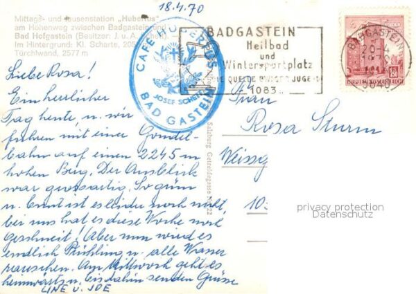 Bad Gastein Jausenstation Hubertus – Bild 2