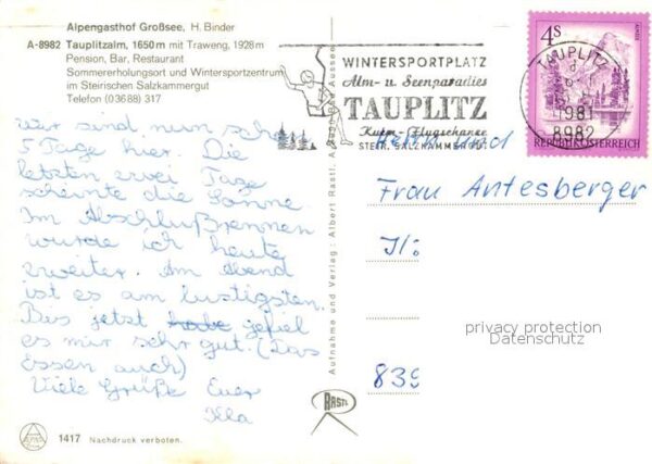 Tauplitzalm Alpengasthof Großsee – Bild 2