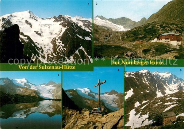Nuernbergerhuette Sulzenau-Hütte Blick von Mayrspitze zum