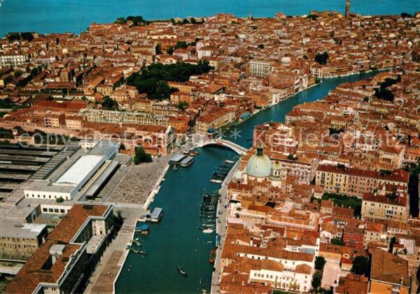 Venezia Venedig Fliegeraufnahme Canal Grande