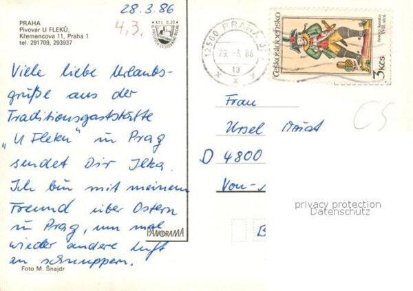Praha Prahy Prague Pivovar u Fleku – Bild 2