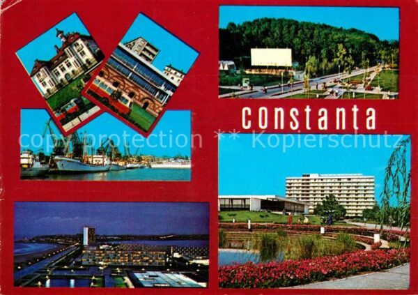 Constanta Hafen Fliegeraufnahme Park