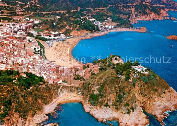 Tossa de Mar Fliegeraufnahme Costa Brava