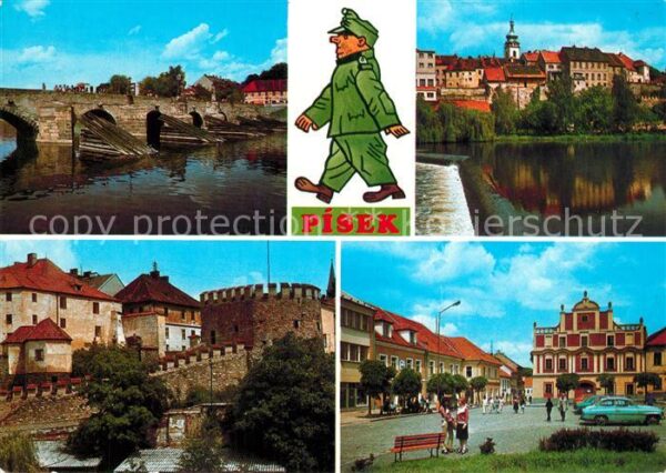 Pisek Tschechien Kamenny most Mestske Hradby