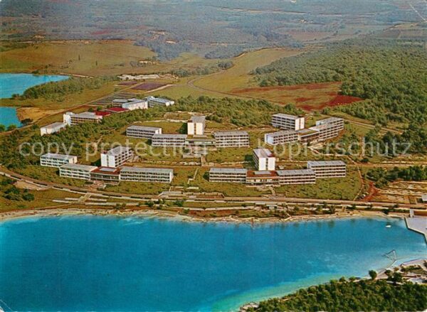 Porec Fliegeraufnahme Hotel Galeb
