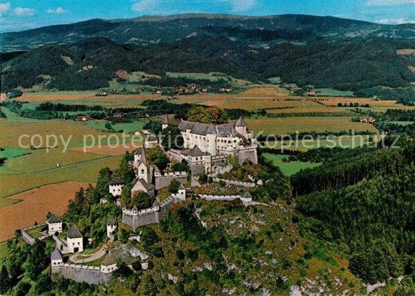 Burg Hochosterwitz Fliegeraufnahme Burg