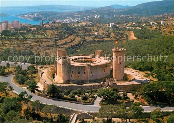 Palma de Mallorca Fliegeraufnahme Castillo de Bellver