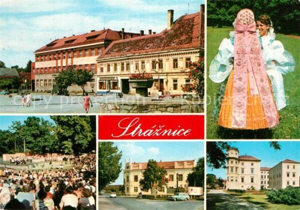 Straznice Maehren Frauen in Tracht Brunen Folklorefestiva