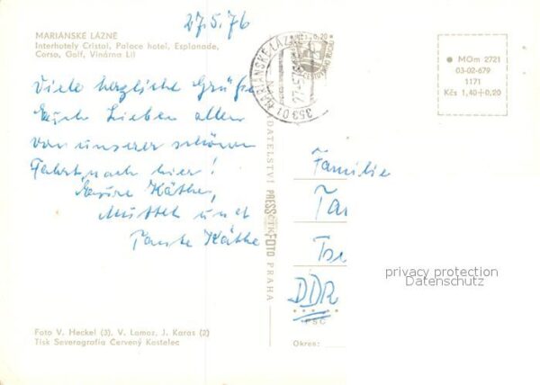 Marianske Lanze Interhotel Cristal Palace-Hotel Esplana – Bild 2