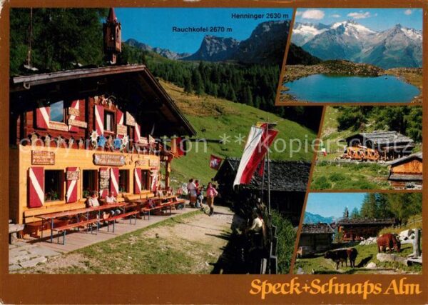 Luttach Ahrntal Suedtirol Speck und Schnapt Alm