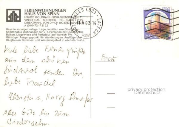 Goldrain Vinschgau Ferienwohnung Haus von Spinn – Bild 2