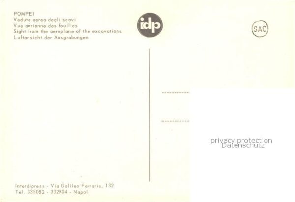 Pompei Fliegeraufnahme Ausgrabungen – Bild 2