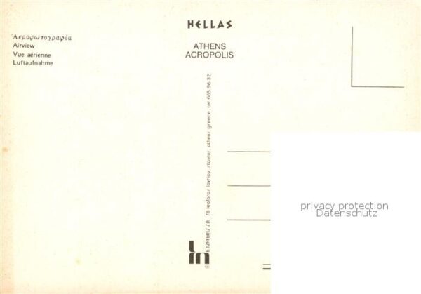Athenes Athen Fliegeraufnahme Acropolis – Bild 2