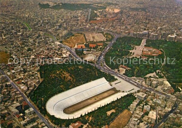 Athenes Athen Fliegeraufnahme Stadion