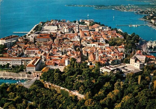 Zadar Zadra Zara Fliegeraufnahme