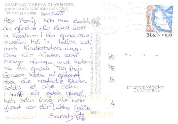 Punta Sabbioni Fliegeraufnahme Camping Marina di Venez – Bild 2