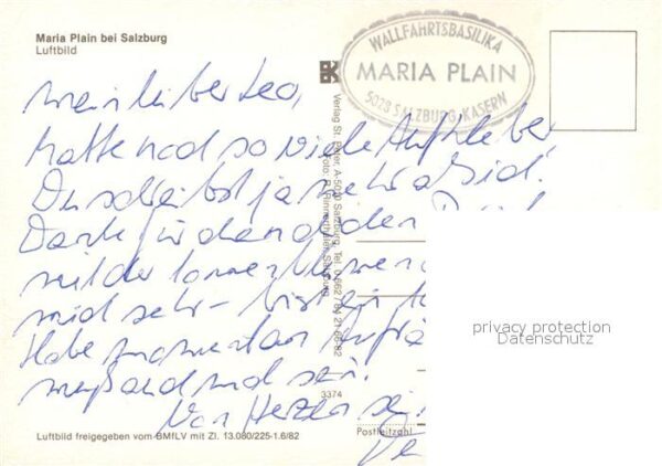Maria Plain Fliegeraufnahme Wallfahrtsbasilika – Bild 2