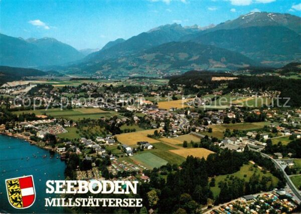 Seeboden Millstaettersee Fliegeraufnahme Millstättersee