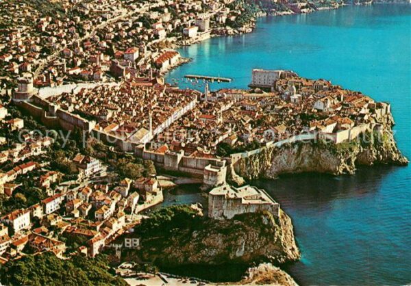 Dubrovnik Ragusa Fliegeraufnahme