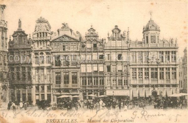 Bruxelles Bruessel Maison des Corporations