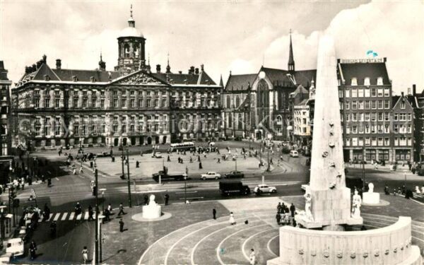 Amsterdam Niederlande Da Koinklijk Paleis National Monument