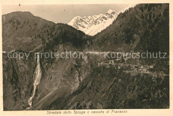 Spluga Stradale della Spluga cascate di Pianaz