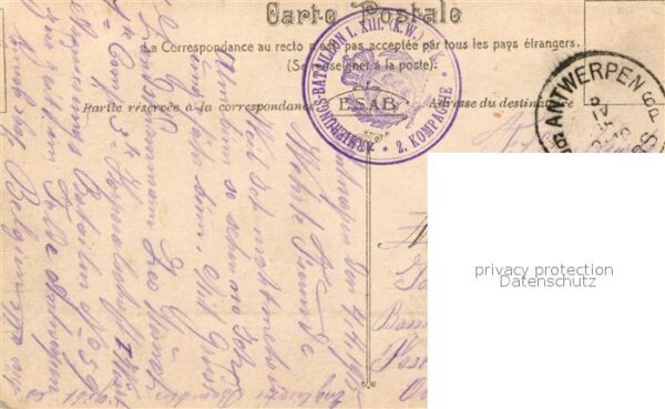 Antwerpen Anvers Hoofostatie Ingelhuldigts 1905 – Bild 2