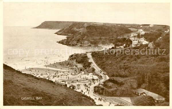Caswell Bay Fliegeraufnahme