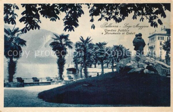 Pallanza Giardino Pubblico Monumento ai Caduti