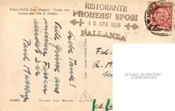Pallanza Laveno dalla Villa San Remigio – Bild 2