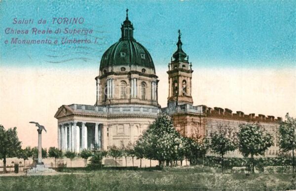 Torino Chiesa Reale di Superga Monumento a Umb