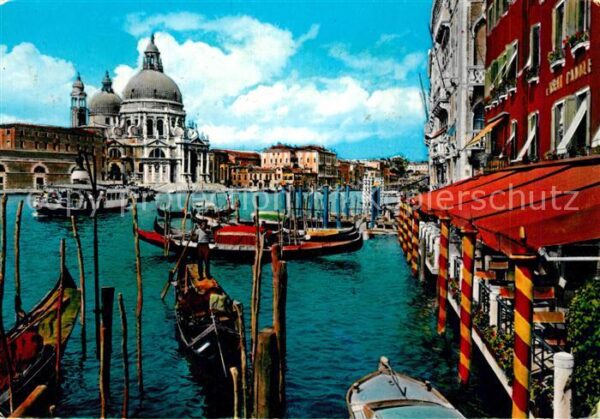 Venezia Venedig Hafen Kanal Chiesa della Salute