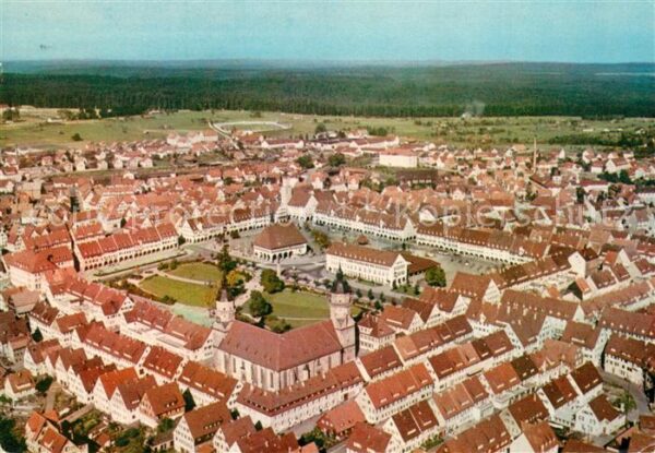 Freudenstadt Fliegeraufnahme Hotel Kurhaus Rappen