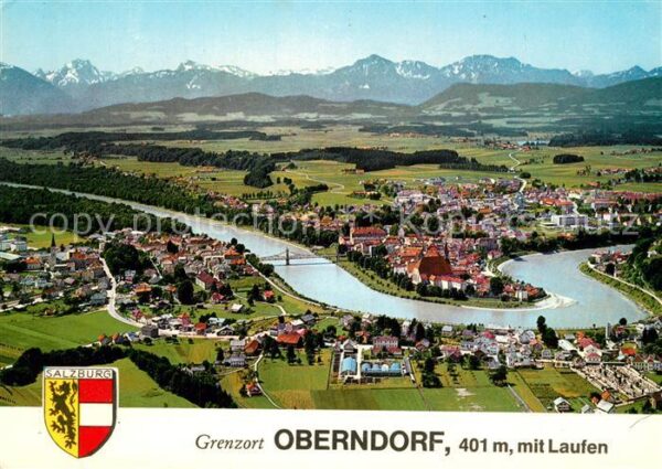 Oberndorf Laufen Fliegeraufnahme