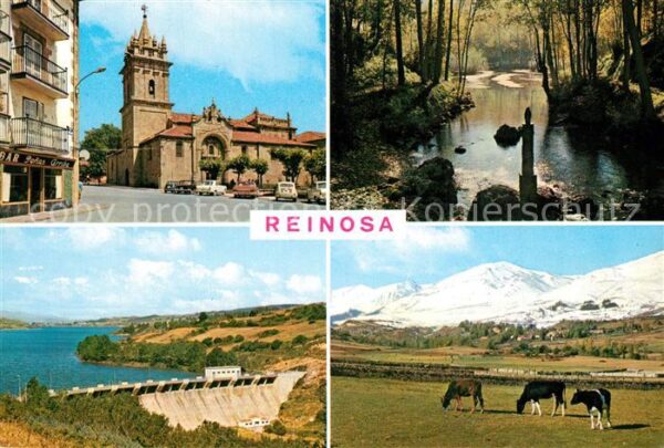 Reinosa Stadtansichten Weide Staudamm