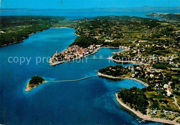 Rab Croatia Fliegeraufnahme