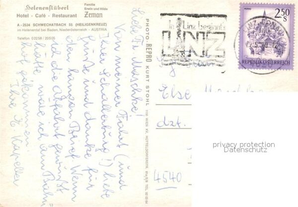 Schwechatbach Hotel Cafe Restaurant Helenenst?berl – Bild 2